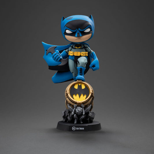 Batman Mini Co. PVC Figure Batman on Bat-Signal (Blue Variant) 15 cm 0618231957446