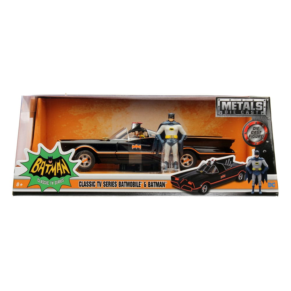 DC Comics Diecast Model 1/24 Batman 1966 Classic Batmobile 4006333064982