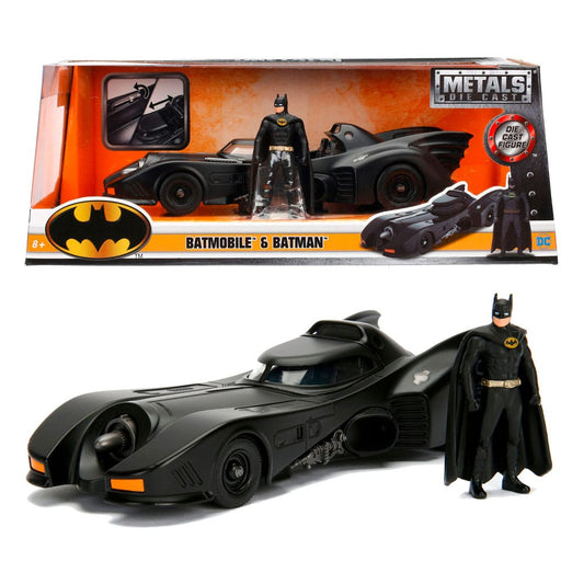 DC Comics Diecast Model 1/24 Batman 1989 Batmobile 4006333065002
