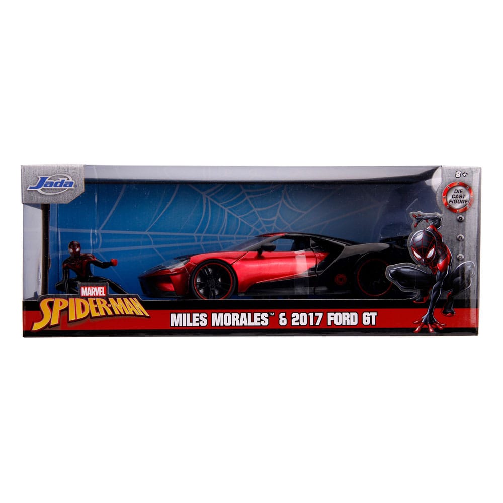 Spider-Man Diecast Model 1/24 2017 Ford GT Miles Morales 4006333068607