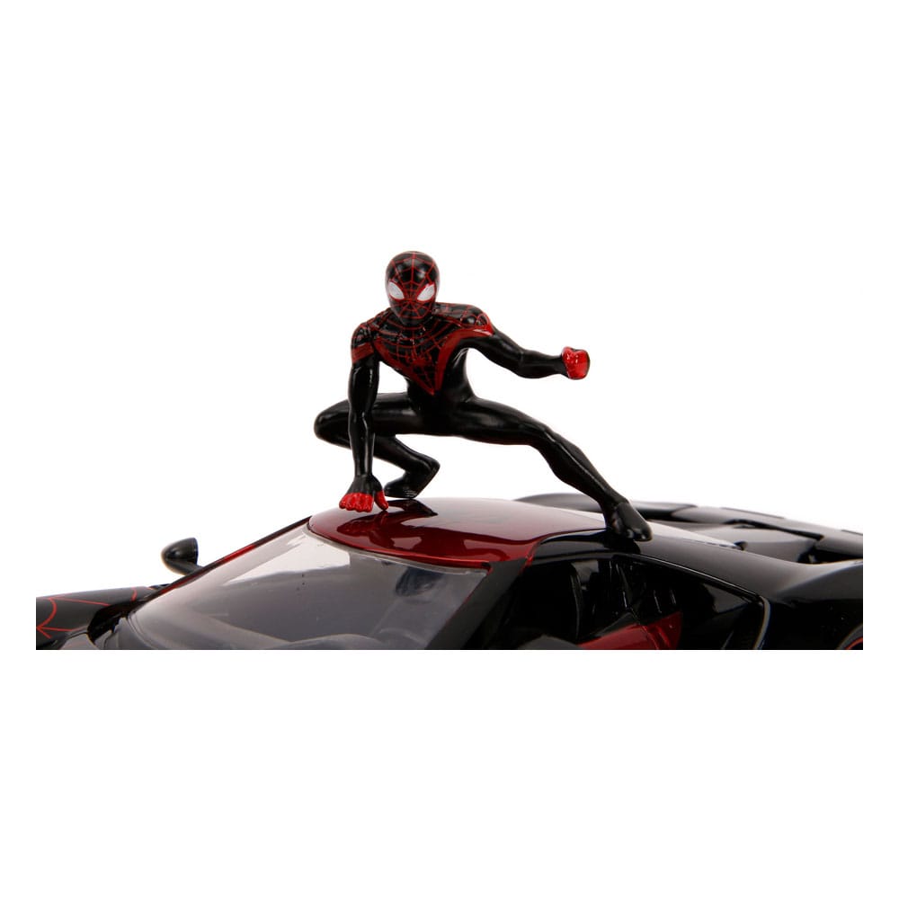 Spider-Man Diecast Model 1/24 2017 Ford GT Miles Morales 4006333068607