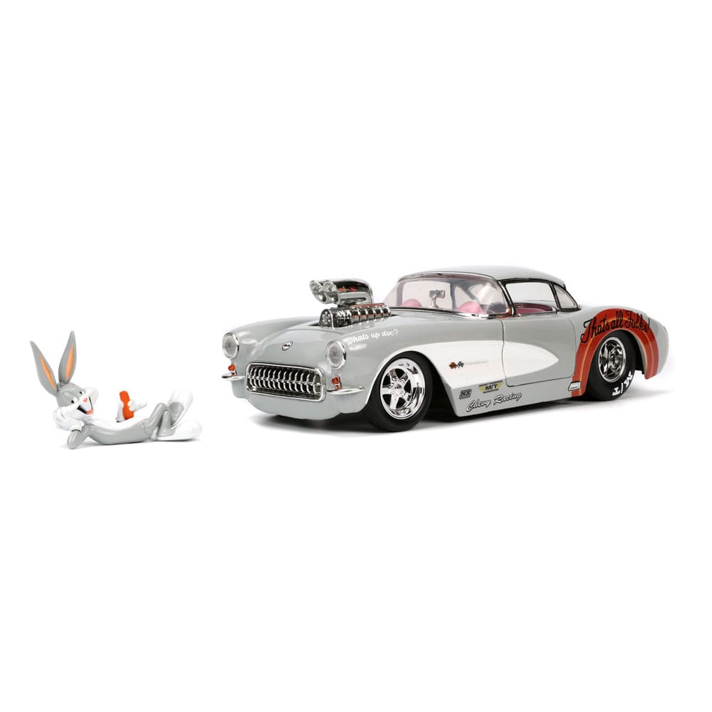 Looney Tunes Diecast Model 1/24 1957 Chevrolet Corvette Bugs Bunny 4006333080371