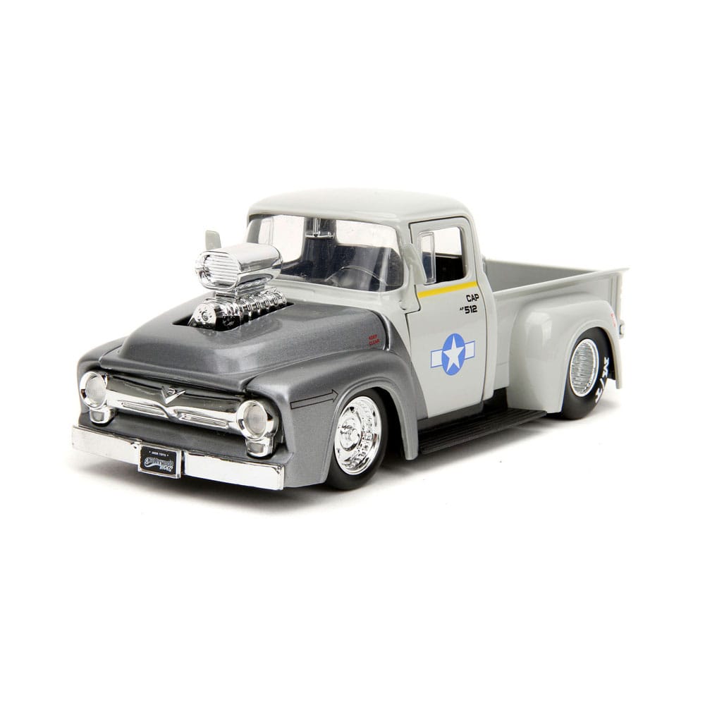 Street Fighter Diecast Model 1/24 1956 Ford Pickup Guile 4006333084591