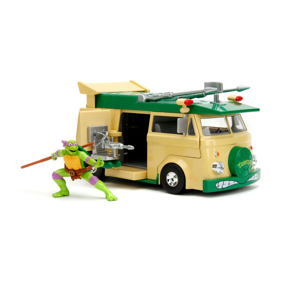Teenage Mutant Ninja Turtles Diecast Model 1/24 Donatello & Party Wagon 4006333084645