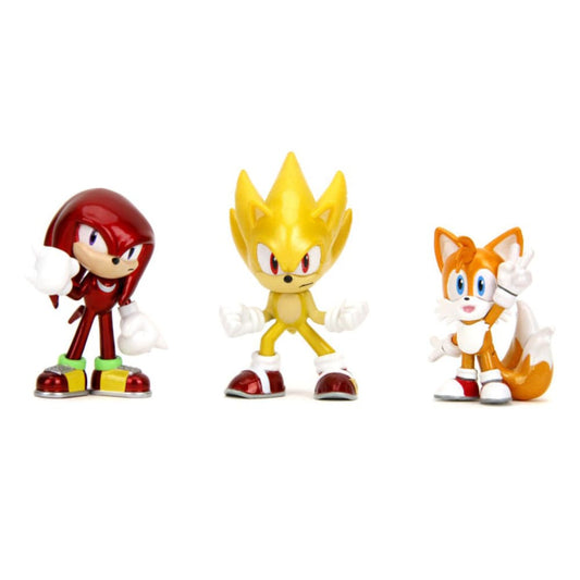 Sonic the Hedgehog Nano Metalfigs Diecast Mini Figures 3-Pack 5 cm  0801310356364