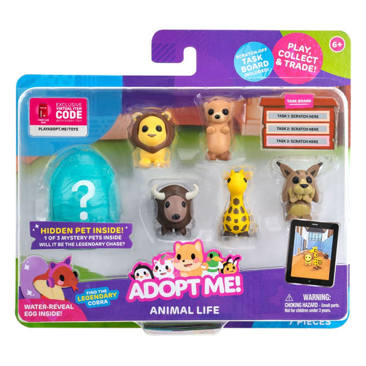 Adopt Me! Figure Set Figure 6-Pack Animal Life 0191726499152