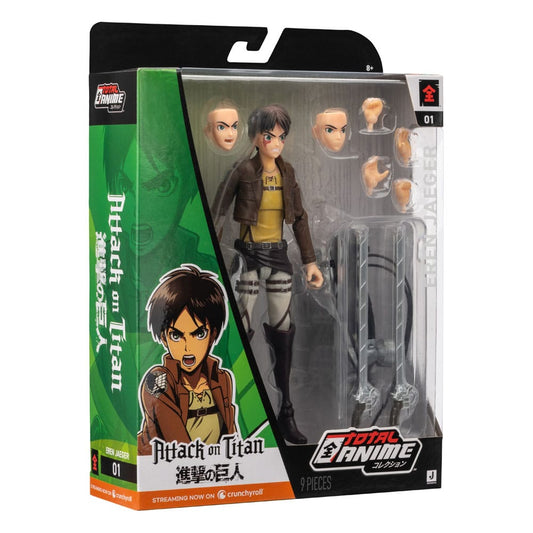 Attack on Titan Total Anime Action Figure Eren Jaeger 17 cm 0191726717621
