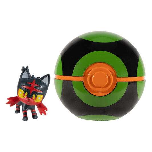 Pokémon Clip'n'Go Poké Balls Litten & Dusk Ball 0191726483007