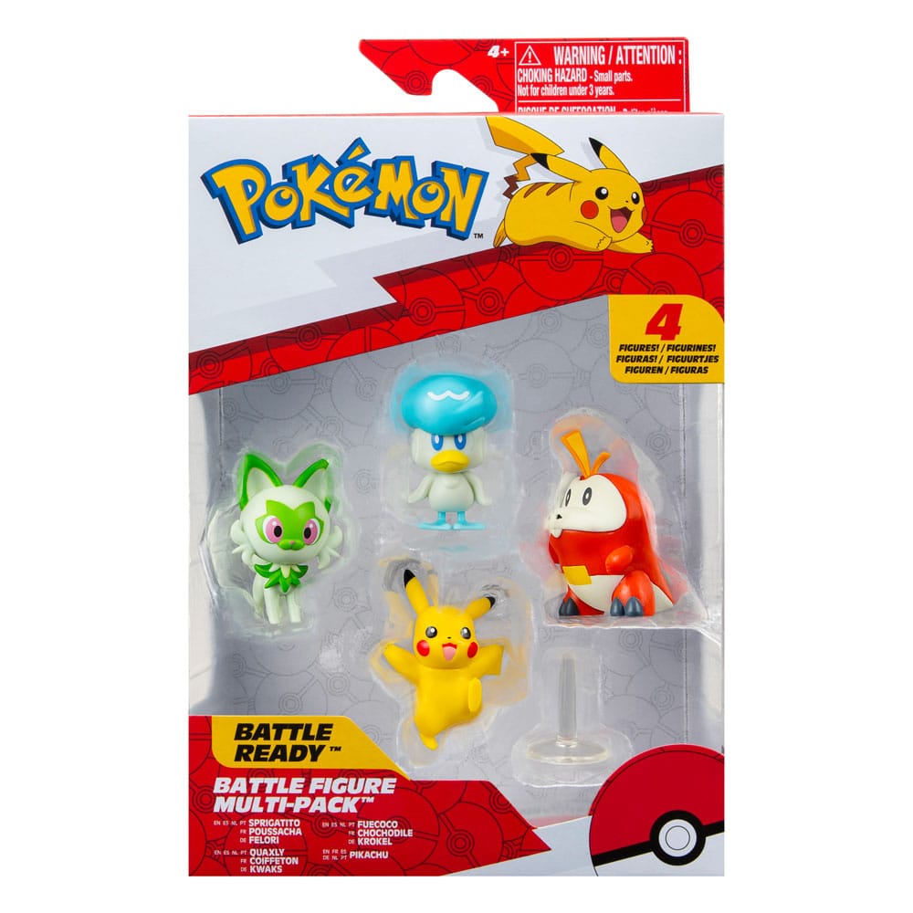 Pokémon Gen IX Battle Figure Set Figure 4-Pack – Amuzzi