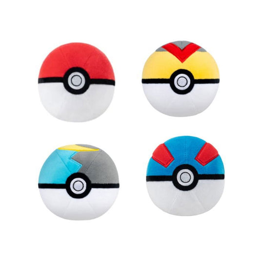 Pokémon Plush Figure Pokeball different versions 10 cm 5710948468002