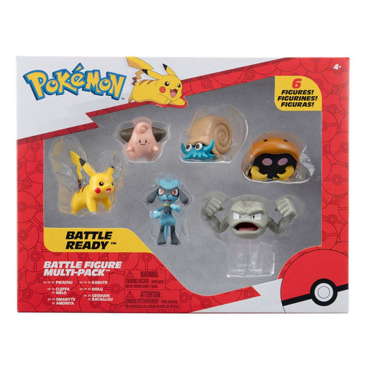 Pokémon Battle Figure Set Figure 6-Pack #7 0191726709541