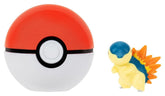 Pokémon Clip 'n' Go Action Figure Cyndaquil & Poké Ball 0191726832409
