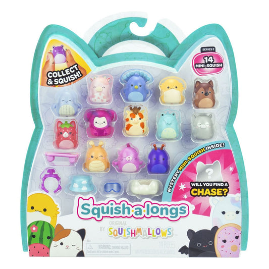 Squishmallows Squish-a-longs minifigures Set of 14 Series 2 Style 2 2,5 cm  0191726823124