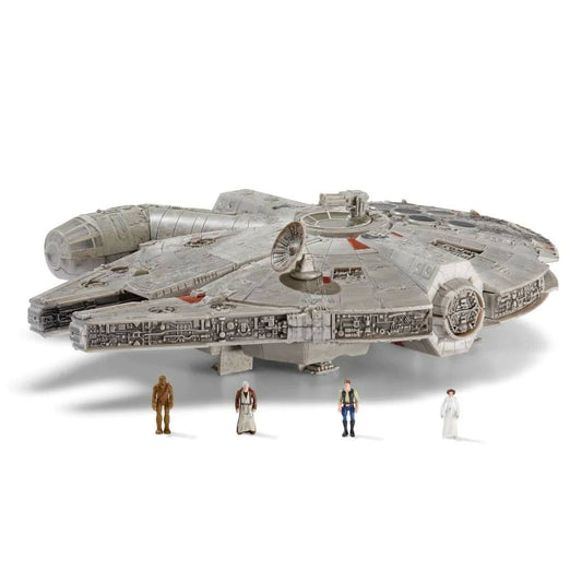 Star Wars Micro Galaxy Squadron Feature Vehicle with Figures Millennium Falcon 22 cm 0191726416296