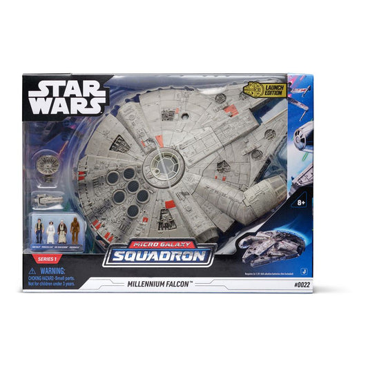 Star Wars Micro Galaxy Squadron Feature Vehicle with Figures Millennium Falcon 22 cm 0191726416296