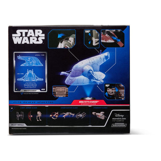 Star Wars Micro Galaxy Squadron Vehicle with Figures Boba Fett`s Starship 20 cm 0191726428800