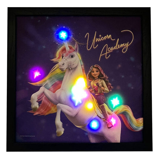 Unicorn Academy Canvas Poster Sophia & Wildstar (With Light)  8053172180355