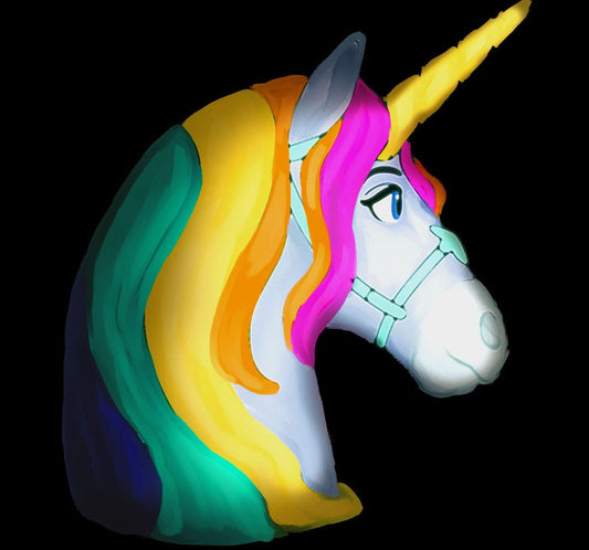 Unicorn Academy 3D LED Lamp Wildstar 18 cm   8053172180362