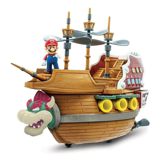 World of Nintendo Super Mario Playset Bowser's Airship Deluxe 0192995404298