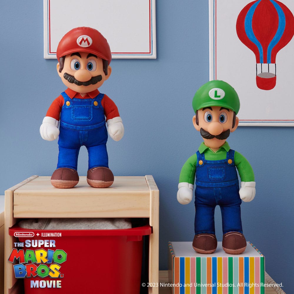 The Super Mario Bros. Movie Plush Figure Luig 0192995416284