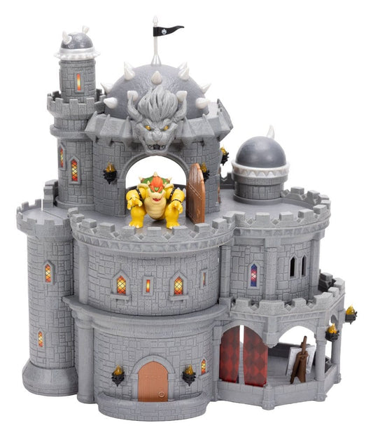 The Super Mario Galaxy Movie Deluxe Playset with 1 Mini Figure Bowser Castle 0192995432253