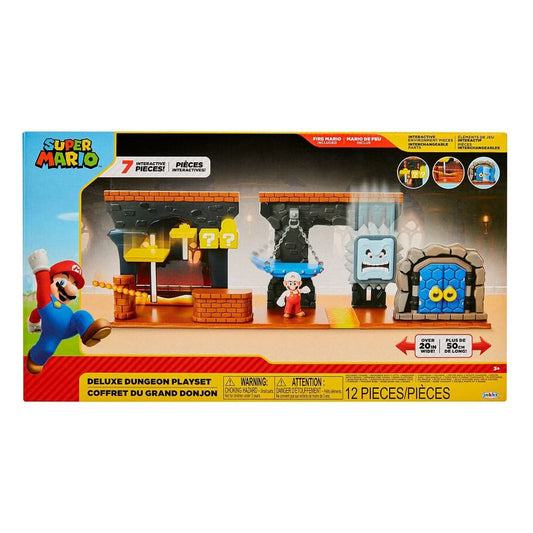 World of Nintendo Super Mario Playset Dungeon Deluxe 0039897859934