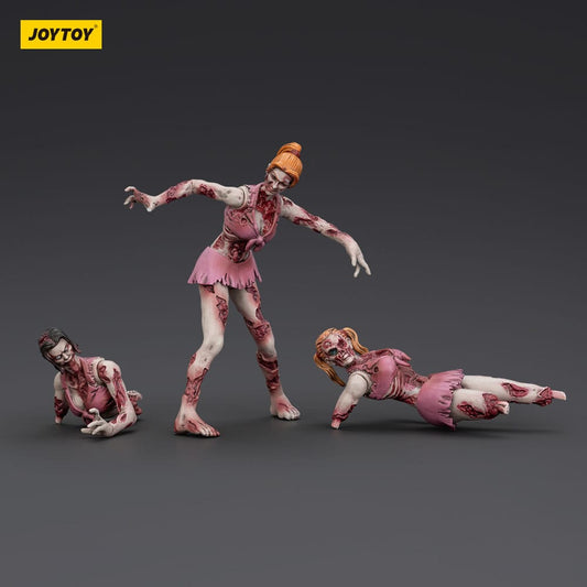 Zombie Dark Source Action Figures 3-Pack Cheer Leaders 8 cm 6927054401574