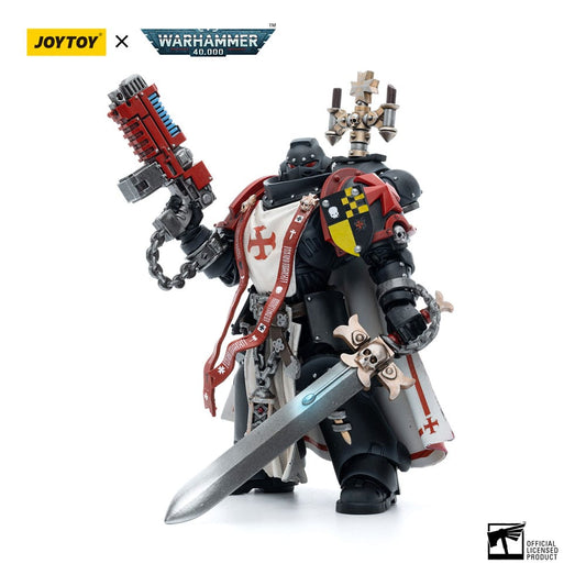 Warhammer 40k Action Figure 1/18 Black Templars Sword Brethren Brother Lombast 12 cm 6973130374850