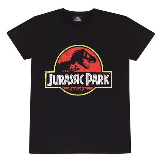 Jurassic Park T-Shirt Classic Logo Size S 5055910380310