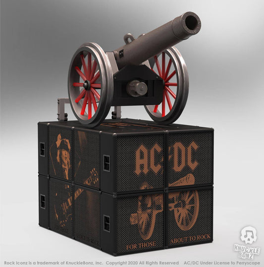AC/DC Rock Ikonz On Tour Statues Cannon "For Those About to Rock" 0655646625119