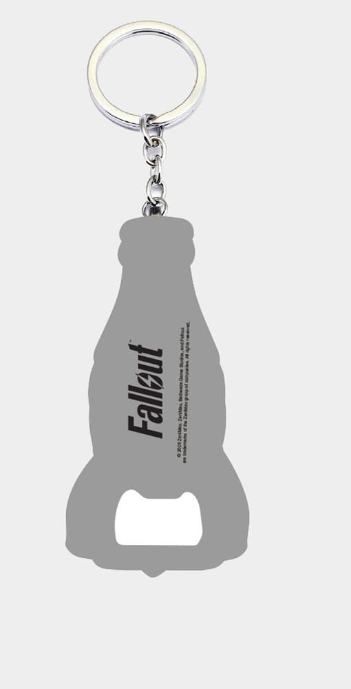 Fallout Keychain with Bottle Opener Nuka Cola Logo 8718526417043