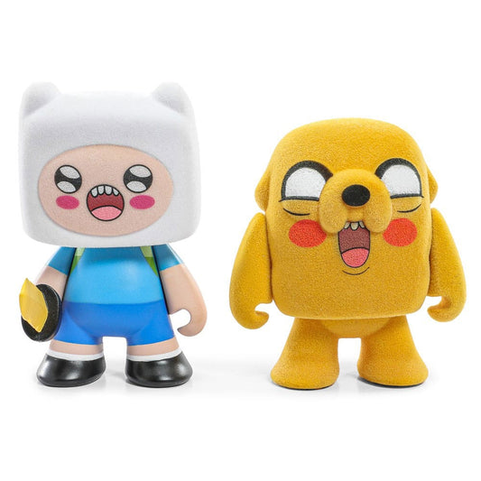 Adventure Time Mini-Figure 2-Pack Finn & Jake Flocked 7 cm 0883975194000