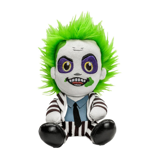 Beetlejuice Phunny Plush Figure Beetlejuice Sitting with Striped Outfit 18 cm 0883975185350