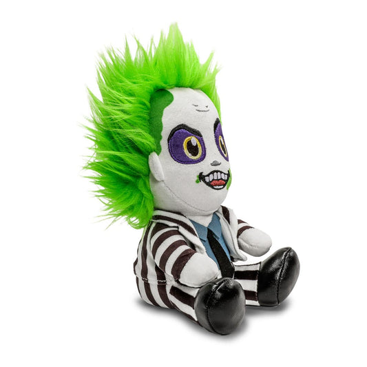 Beetlejuice Phunny Plush Figure Beetlejuice Sitting with Striped Outfit 18 cm 0883975185350