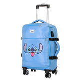 Lilo & Stitch 4-Wheel Cabin Suitcase Stitch Face Blue 55 cm 8445118062410