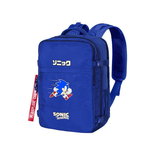 Sonic The Hedgehog Mercury Underseat Cabin Bag Backpack Sega Action Blue  8445118079593