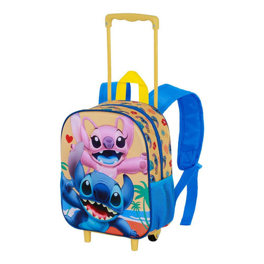 Lilo & Stitch 3D Backpack with Wheels Ocean Blue Small    8445118085365
