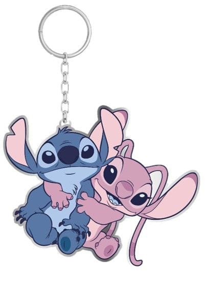 Lilo & Stitch Keychain Stitch & Angel 8445484546880