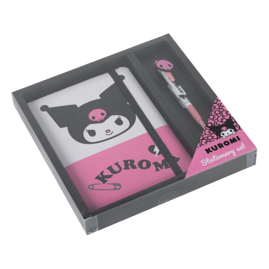 Sanrio Notebook with Pen Gift Set Kuromi 8445484575453
