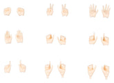 Megami Device M.S.G 09 Accessory Set 1/1 Hand Set Skin Color A 4934054089673