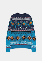 Sesame Street Christmas Sweater Cookie Monster Size S 8718526434576