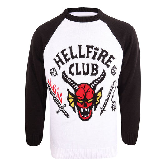 Stranger Things Sweatshirt Christmas Jumper Hellfire Club Size S 5056599748378
