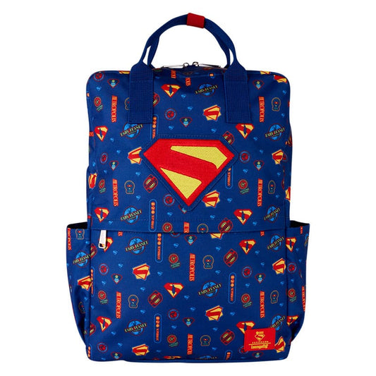 DC Comics by Loungefly Full-Size Nylon Backpack Superman 0671803553958