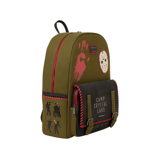 Warner Bros by Loungefly Full-Size Backpack Friday the 13th 0671803556126