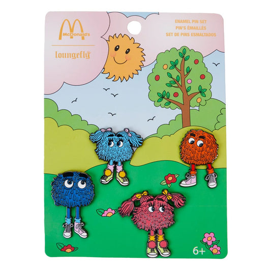 McDonalds by Loungefly Enamel Pins 4-Set Fry Gang 3 cm 0671803490741