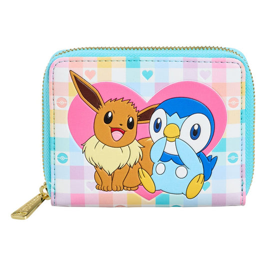 Pokemon by Loungefly Wallet Piplup and Eevee Friends 0671803467156