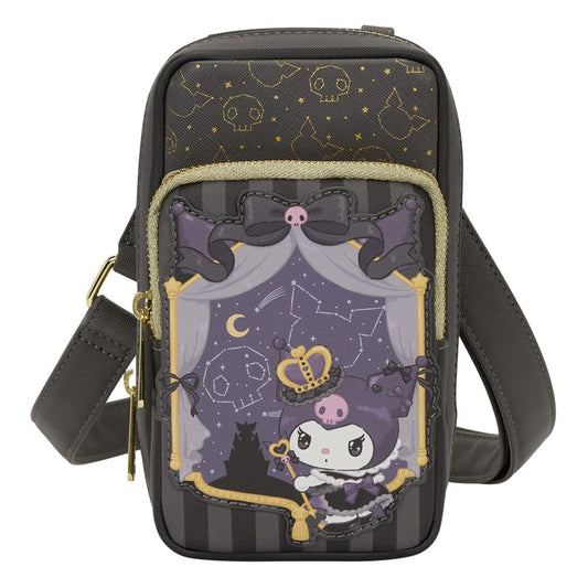 Sanrio by Loungefly Crossbody with Coin Bag 20th Anniversary Kuromi Cell Phone 0671803564695