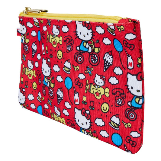 Hello Kitty by Loungefly Coin/Cosmetic Bag 50th Anniversary AOP 0671803490901