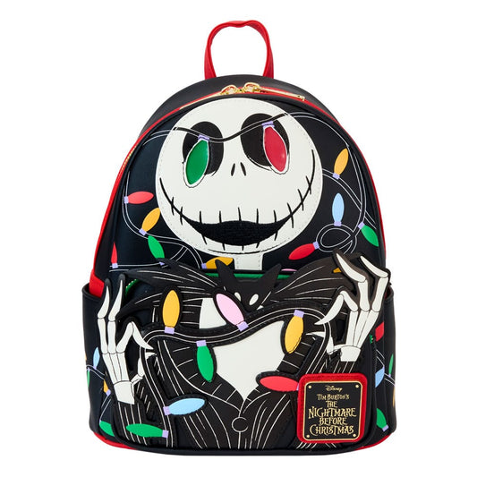 Nightmare before Christmas by Loungefly Mini Backpack Jack Light Up  0671803526990