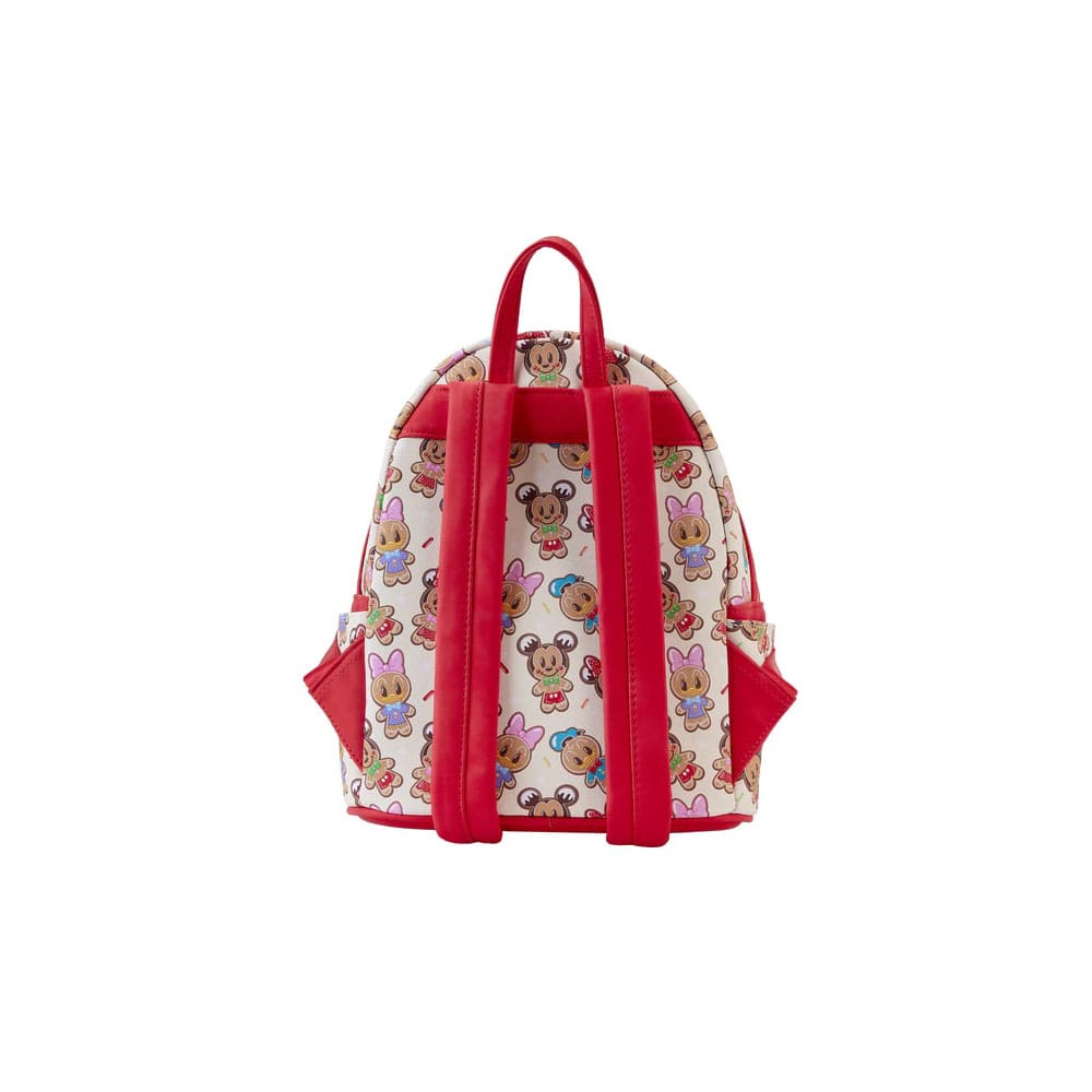 Disney by Loungefly Backpack & Headband Set Mickey & Friends Gingerbread Cookie AOP 0671803471009
